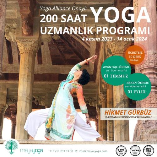 200 Saat Temel Yoga Uzmanlık Programı