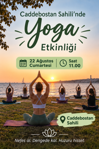 Caddebostan Sahili Yoga Buluşması