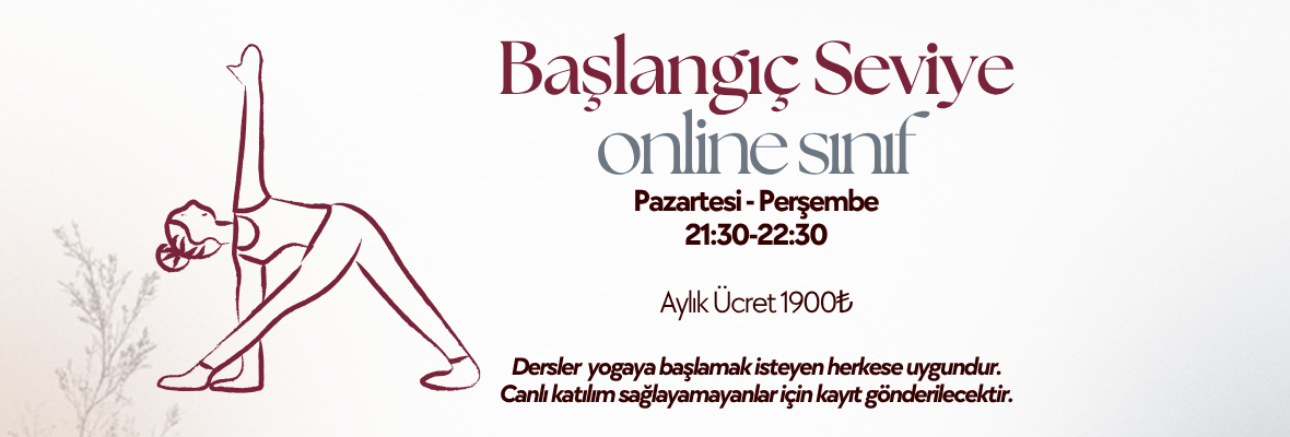 Öykü Ateş İle Online Başlangıç Seviye Yoga Sınıfı