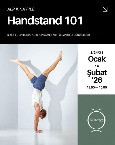 Alp Kınay ile Handstand 101 - Cumartesi Grubu