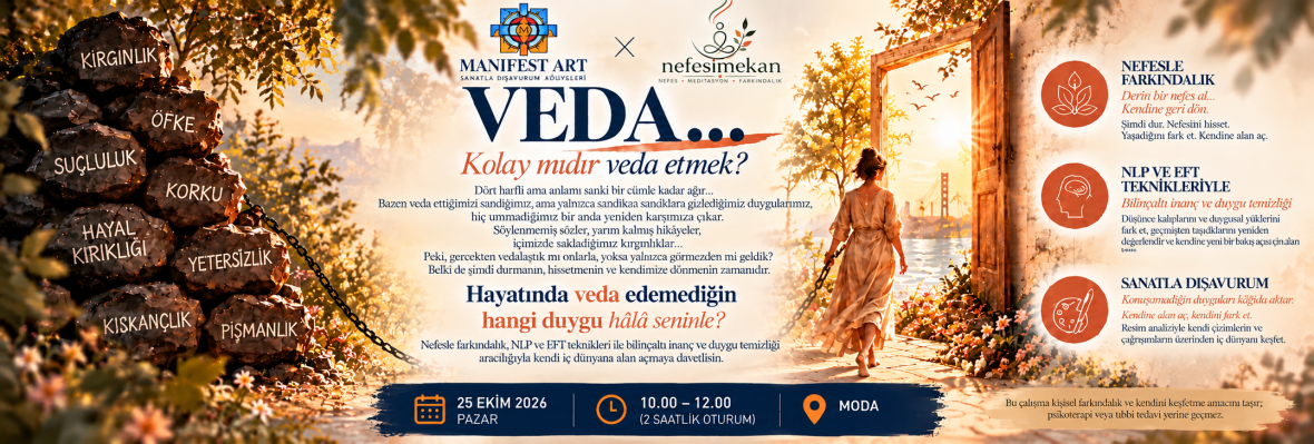 Veda, Nefesle Meditasyon, Kişisel Farkındalık, Sanatla Dışavurum Workshop