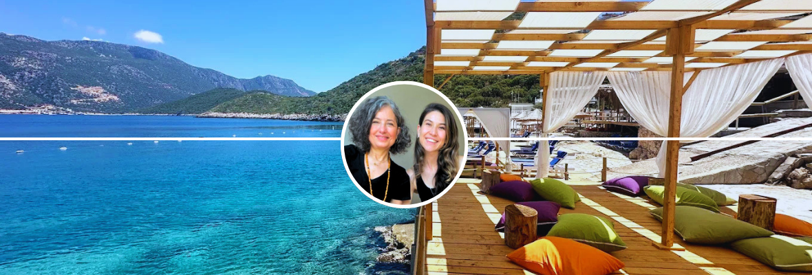 Ayşenur ve Merve ile Kaş'ta Yoga ve Deniz Kampı