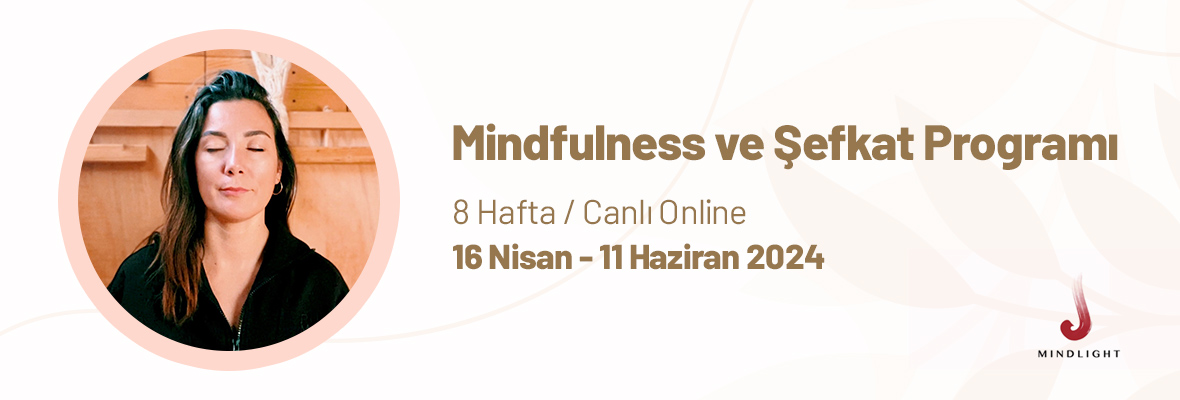 Beyza Işık ile MindLight 8 haftalık Mindfulness ve Şefkat Programı