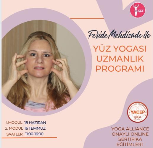 Feride Mehdizade ile Yoga Alliance Onaylı Online Yüz Yogası Sertifika Programı