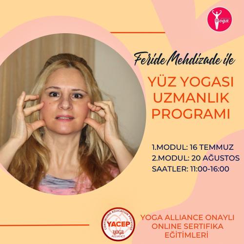 Feride Mehdizade ile Yüz Yogası Uzmanlık Programı - Yoga Alliance onaylı