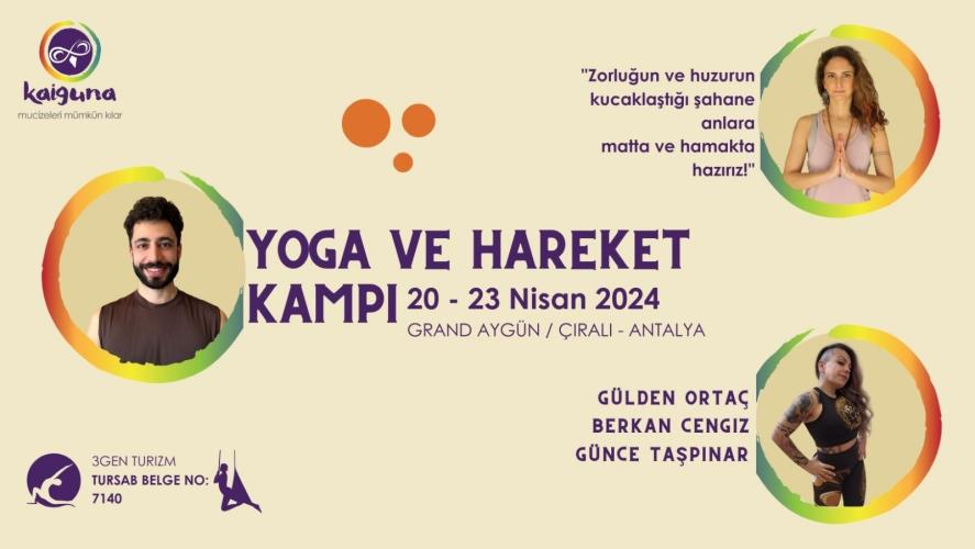 Gülden, Berkan ve Günce ile Yoga ve Hareket Kampı