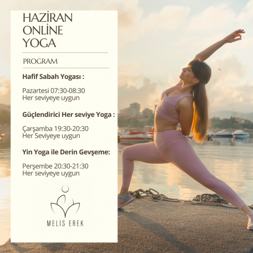 Haziran Ayı Online Yoga Dersleri