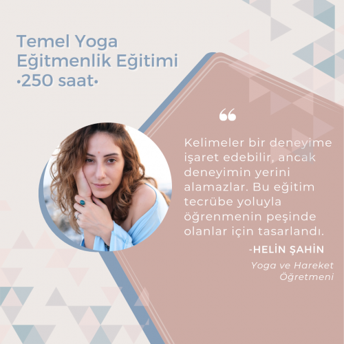 Helin Şahin ile Temel Yoga ve Hareket Terapisi Uygulayıcılığı Programı