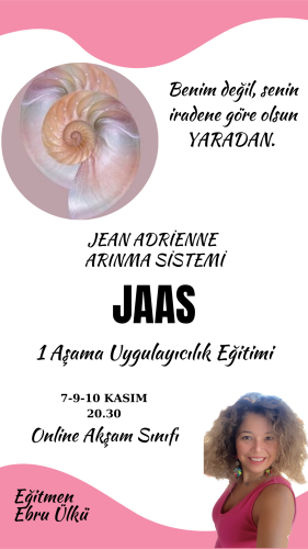 Jean Adrienne Arınma Sistemi 1. Aşama Uygulayıcılık Programı