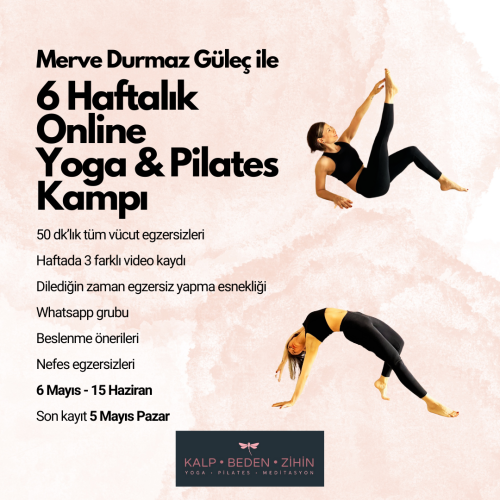 Merve Durmaz Güleç ile Online Yoga ve Pilates Kampı