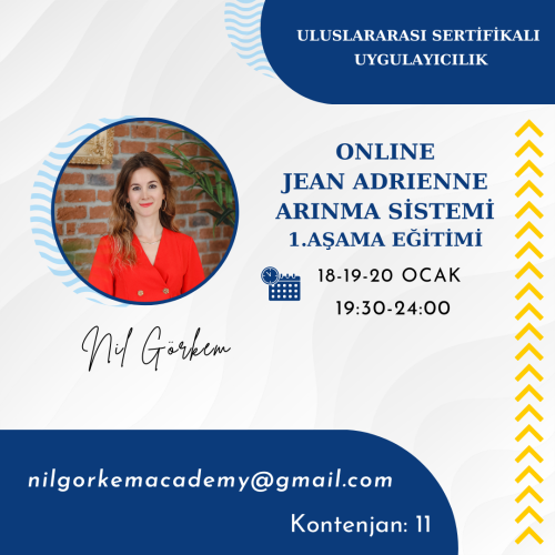 Online Jean Adrienne Arınma Sistemi Eğitimi
