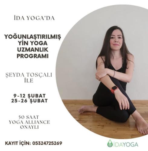 Şeyda Tosçalı ile Çanakkale'de Yoğunlaştırılmış Yin Yoga Uzmanlık Programı 50 Saat YA