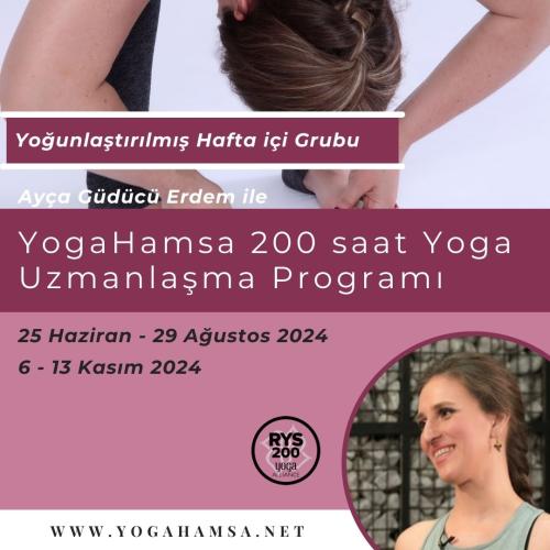 YogaHamsa Yoğunlaştırılmış 200 Saat Yoga Uzmanlaşma Programı