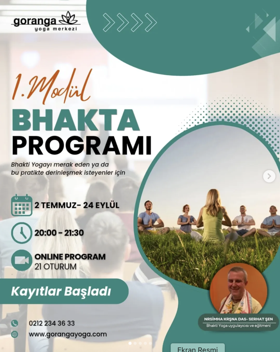 Bhakta Programı 1. Modül