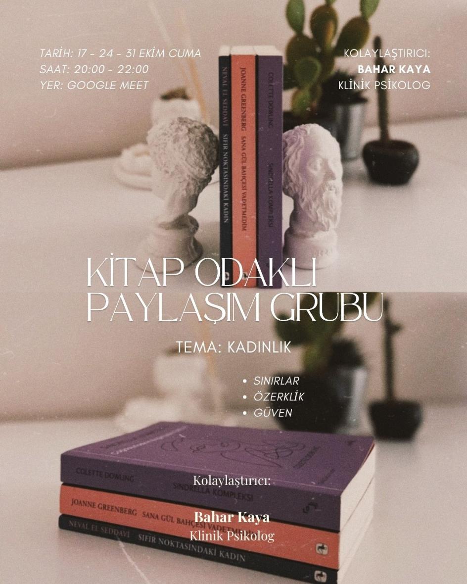 Kitap Odaklı Paylaşım Grubu (Tema: Kadınlık)