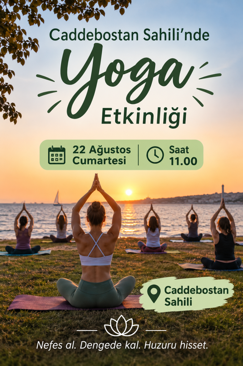 Caddebostan Sahili Yoga Buluşması