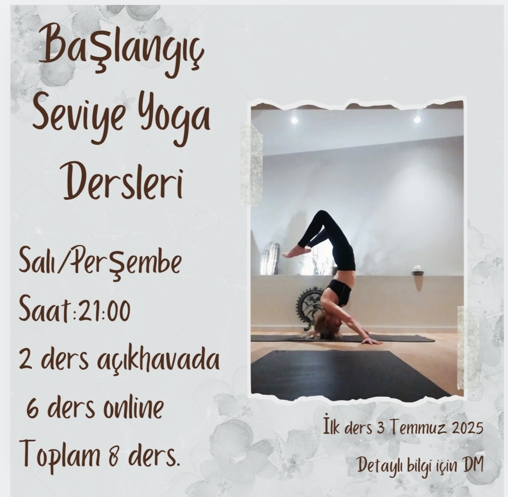 Online&Yüzyüze Yoga Dersi