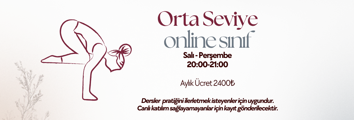 Öykü Ateş İle Online Orta Seviye Yoga Sınıfı