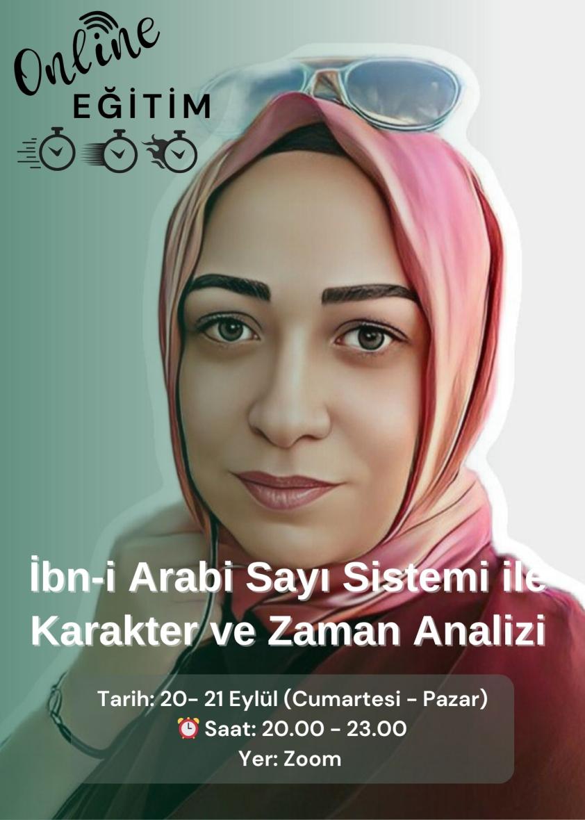 İbn-i Arabi Sayı Sistemi ile Karakter ve Zaman Analizi Eğitimi