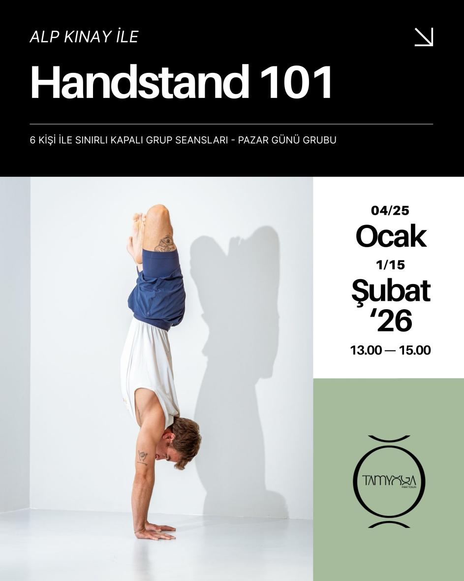 Alp Kınay ile Handstand 101 - Pazar Grubu