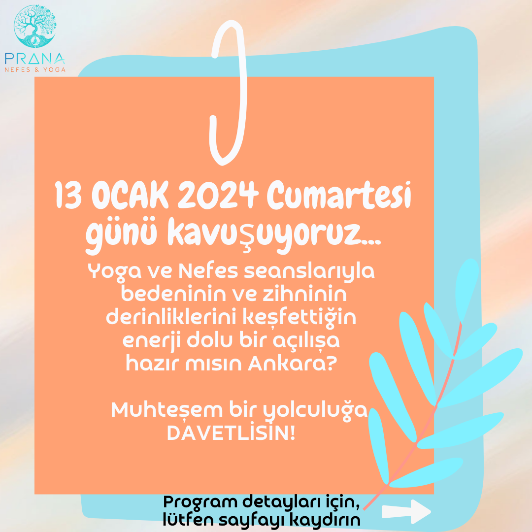 Açılışımıza Özel Ücretsiz Yoga ve Nefes Seanslarına Davetlisiniz!