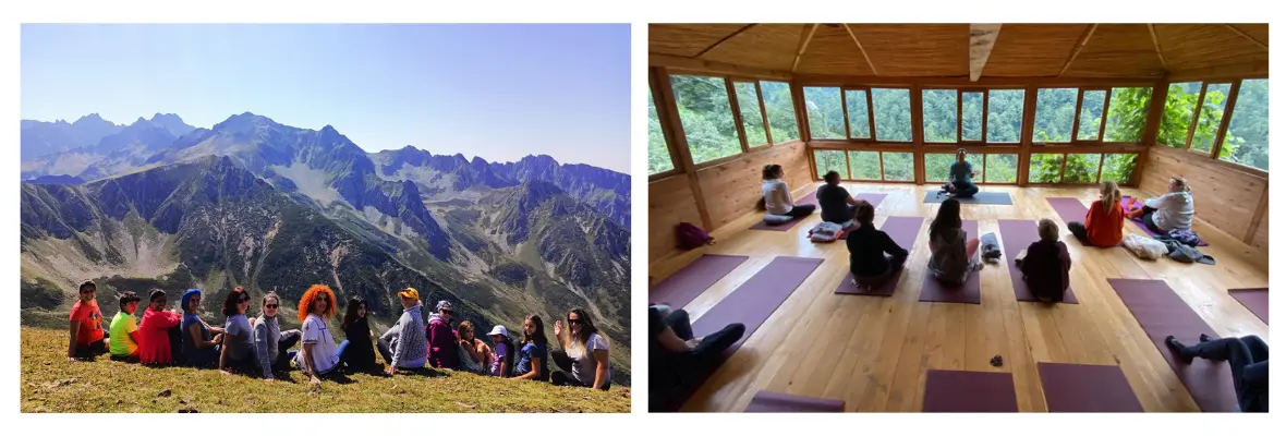 Macahel Yoga ve Meditasyon Kampı | Burcu ve Özkan Burcu Gönenbaba Doku