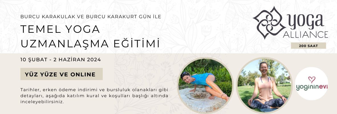 200 Saat Yoga Alliance Onaylı Temel Yoga Uzmanlaşma Programı (Online v