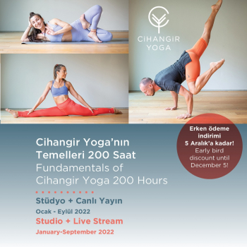 Cihangir Yoga’nın Temelleri 200 Saat – Stüdyo + Canlı Yayın Fırat Tosu