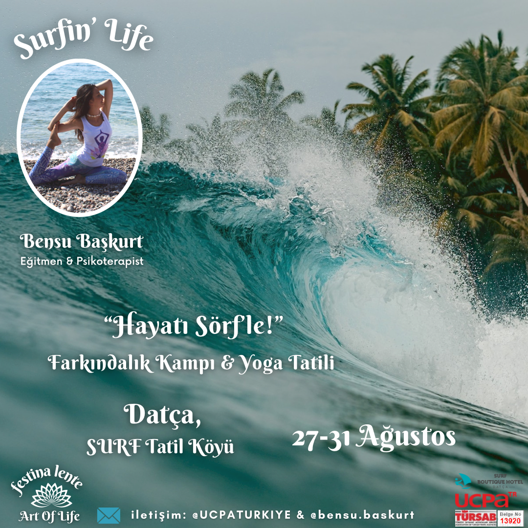 Datça'da Surfin’Life! Hayatı Sörf’le! Farkındalık Kampı Ve Yoga Tatili