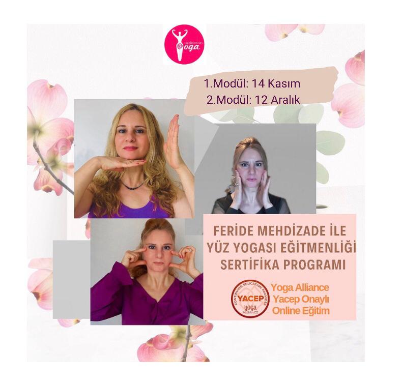 Feride Mehdizade ile Yoga Alliance Onaylı Online Yüz Yogası Sertifika Programı