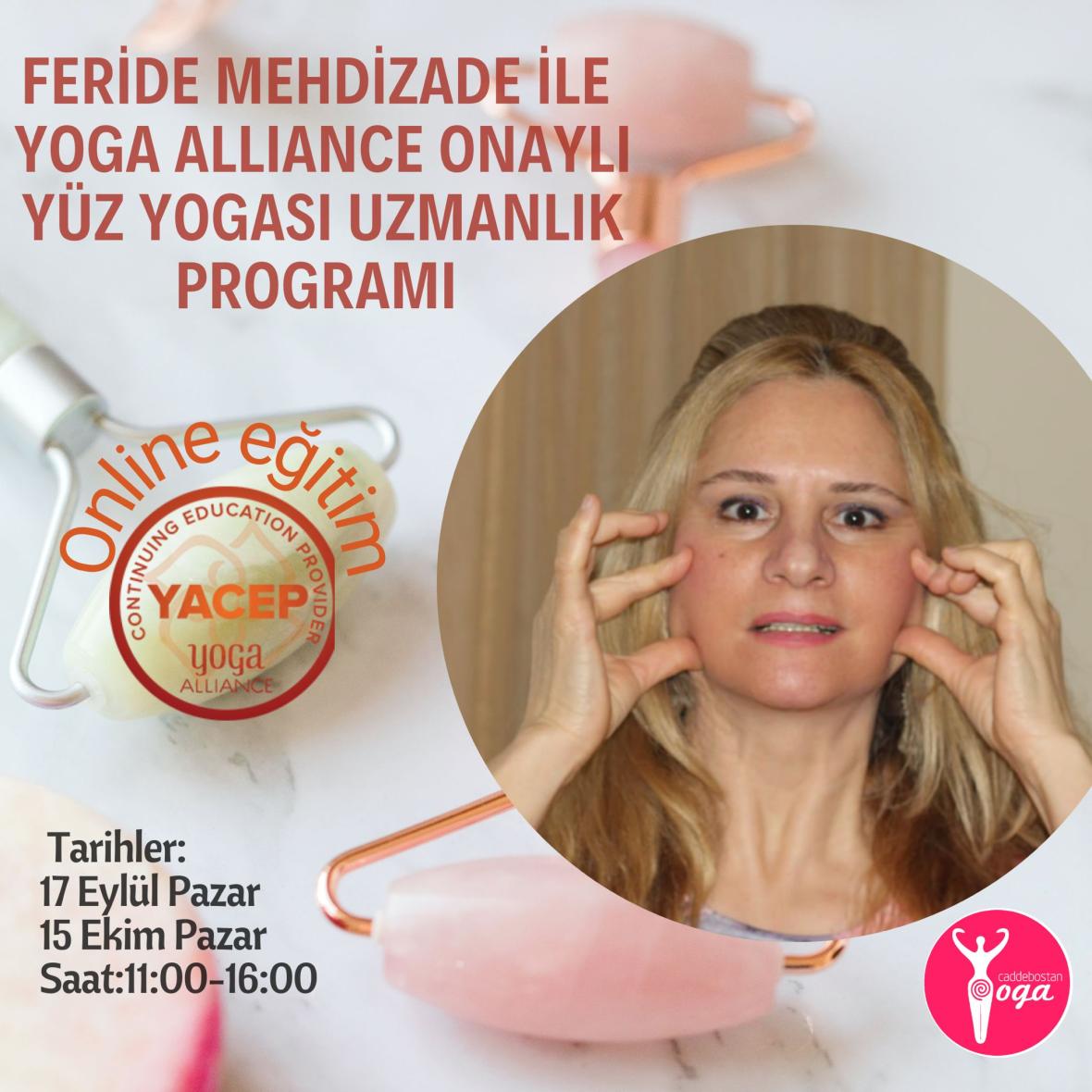 Feride Mehdizade ile Yoga Alliance onaylı Yüz Yogası Uzmanlık Programı -  Eylül ve Ekim dönemi