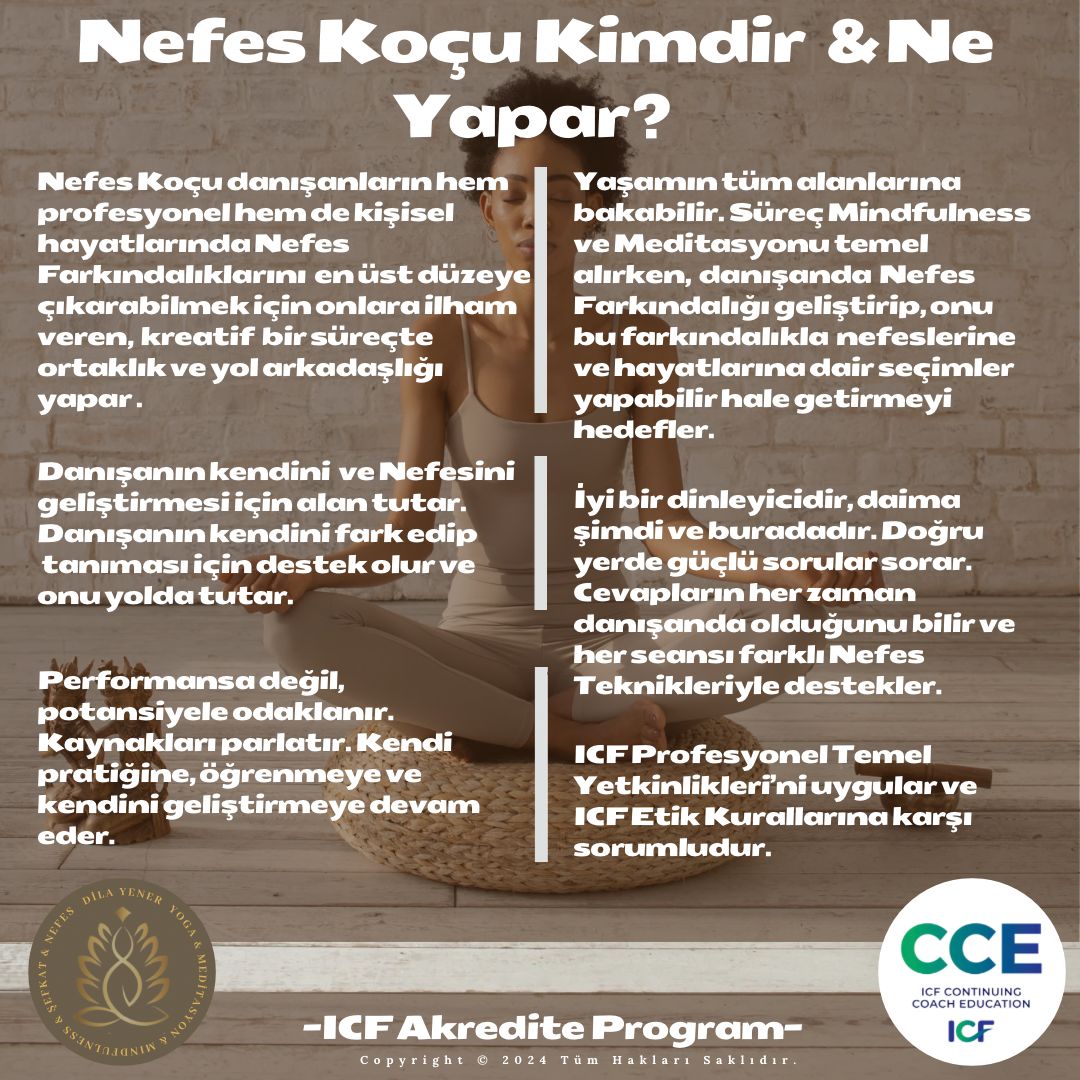 ICF Nefes Koçluk Programı Dila Yener