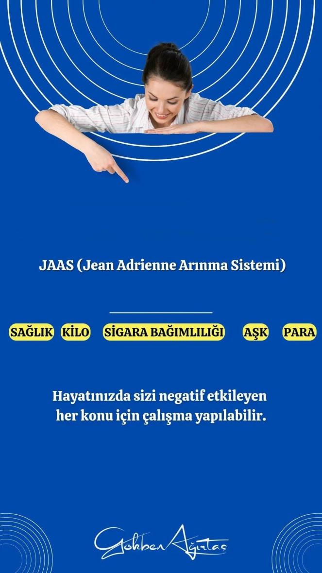 JAAS (Jean Adrienne Arınma Sistemi) Seansı