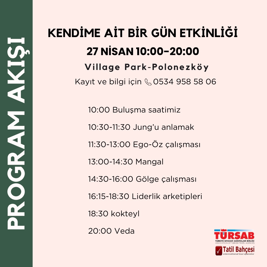 Jung Dönüşüm Akademisi ile “Kendime Ait Bir Gün” Özüm Çekinir