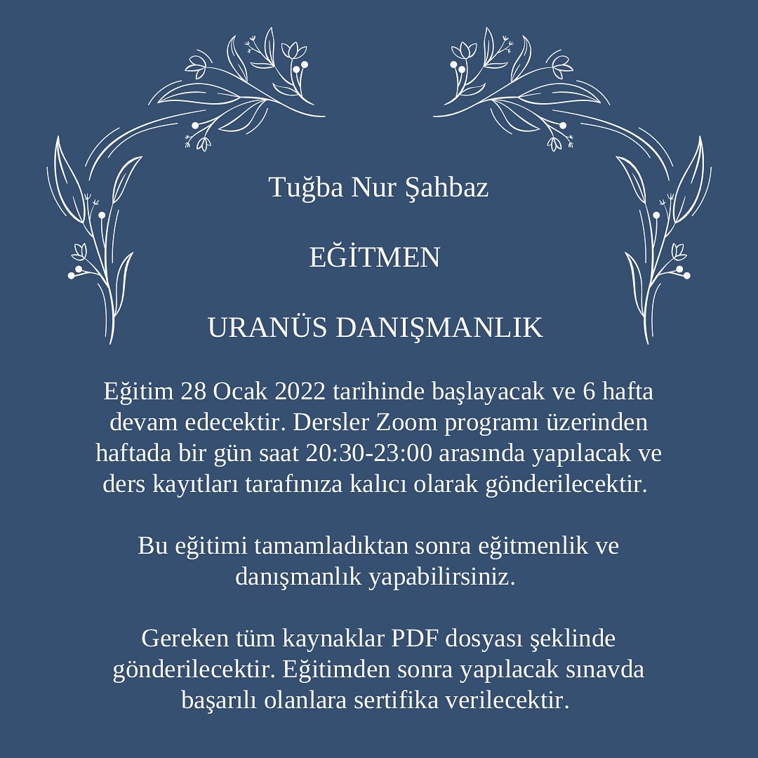 Numeroloji Programı Tuğba Nur Şahbaz