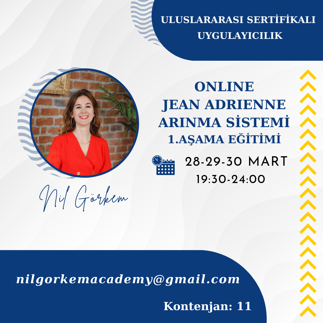 Online Jean Adrienne Arınma Sistemi Eğitimi