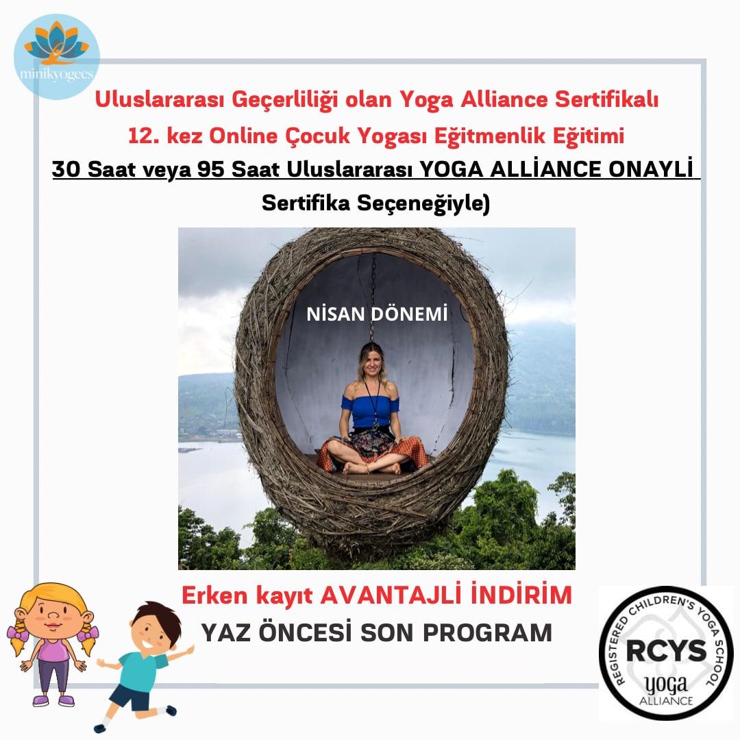 Yoga Alliance Onaylı Minikyogees Çocuk Yogası Uzmanlık Programı