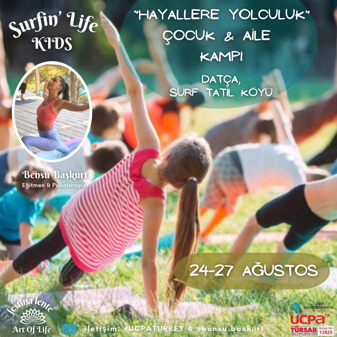 “Surfin’life!”-Kids “Hayallere Yolculuk” Çocuk & Aile Kampı