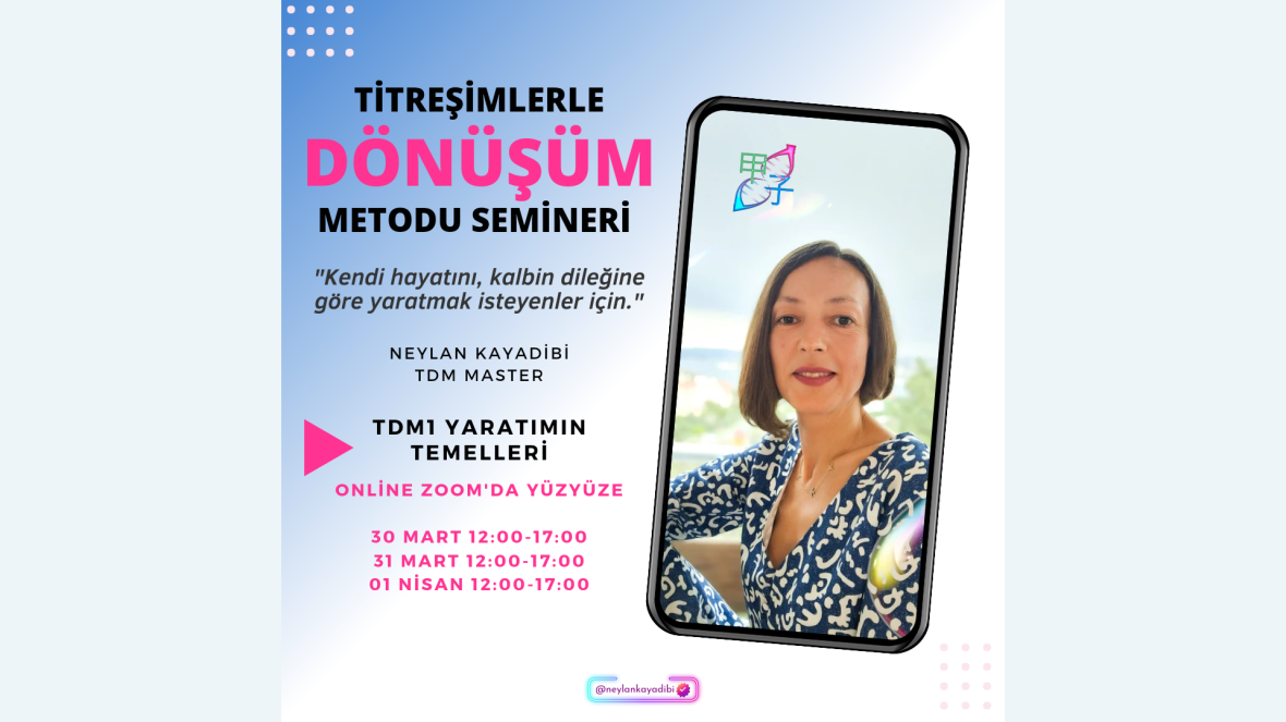 Titreşimlerle Dönüşüm Metodu TDM1 Yaratımın Temelleri Programı